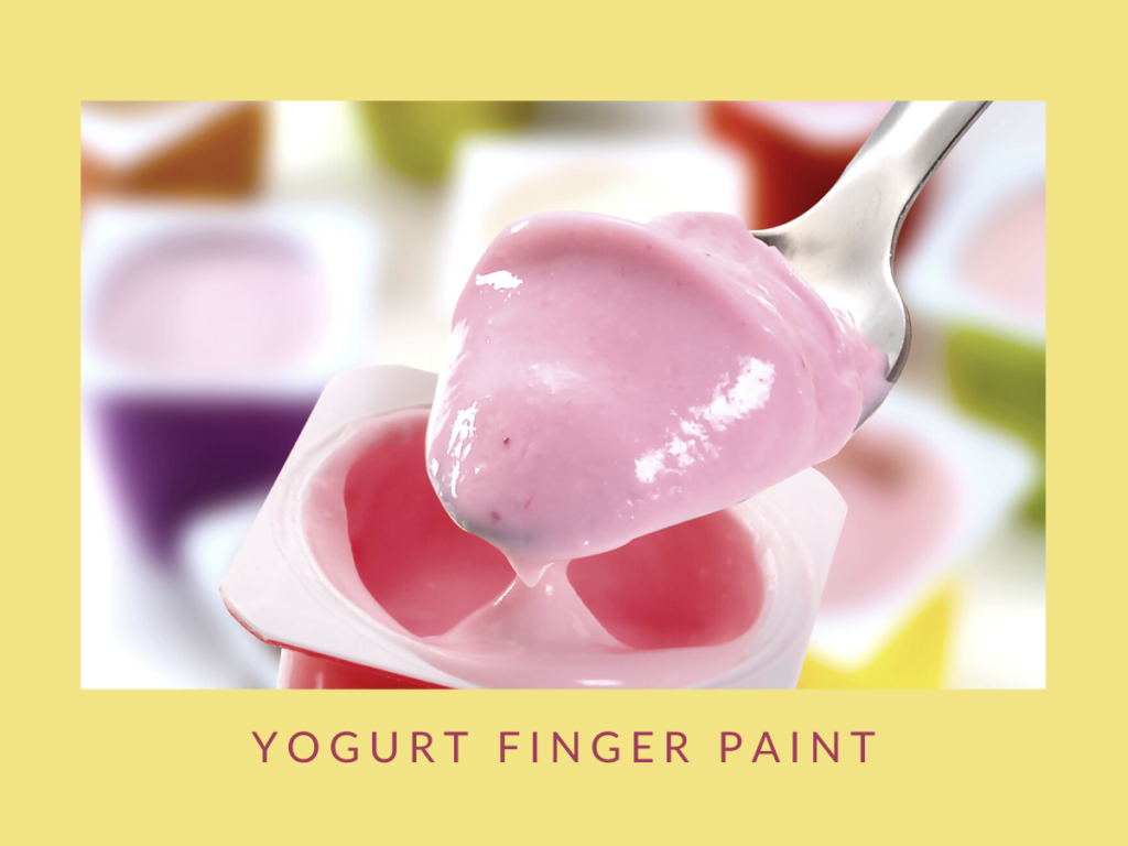 Yogurt Finger Paint