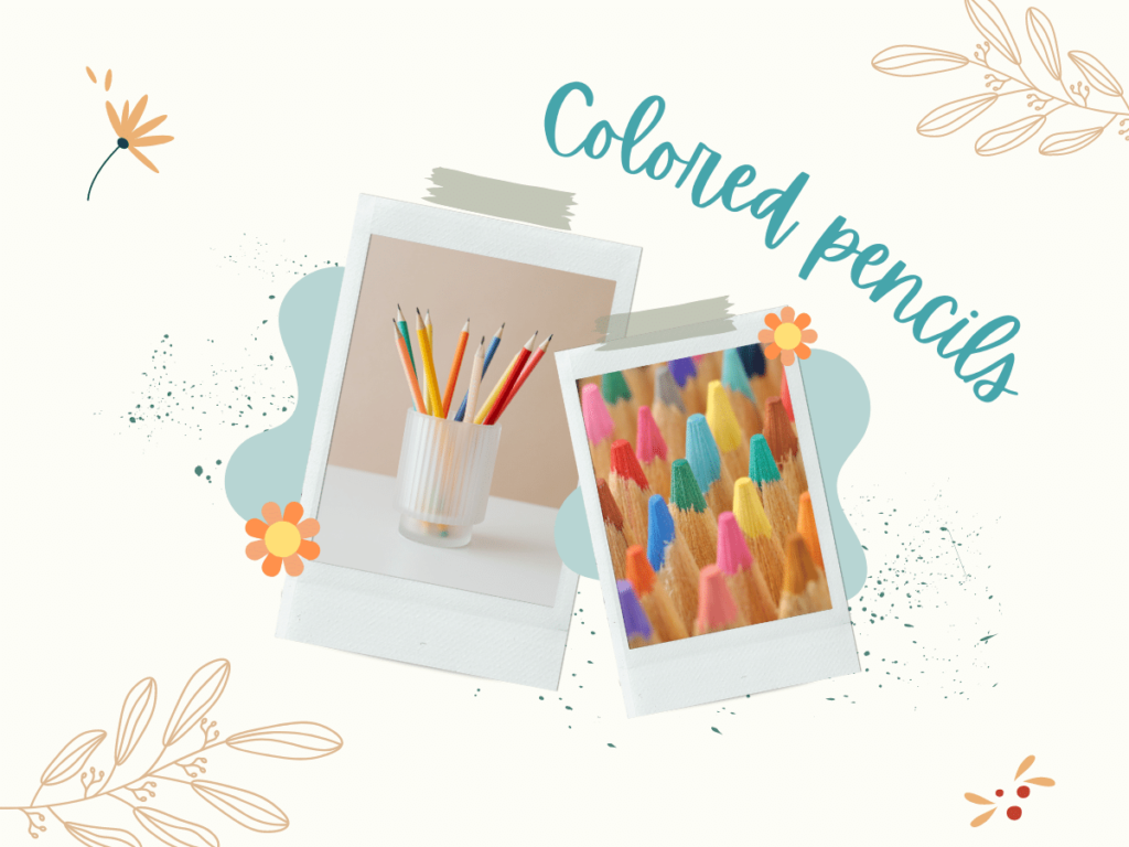 5. Colored pencils