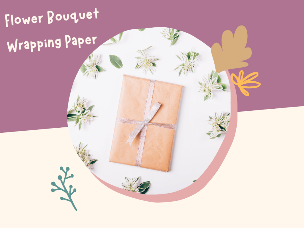 Flower Bouquet Wrapping Paper