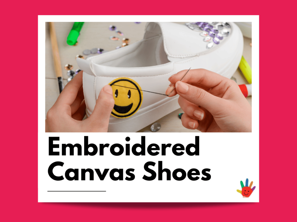 Embroidered Canvas Shoes
