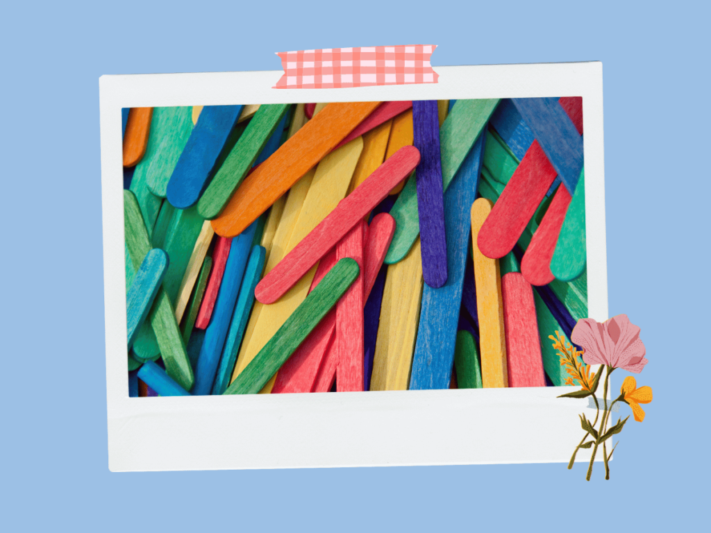 Popsicle Stick Picture Frames