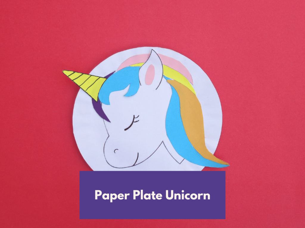 Paper Plate Unicorn