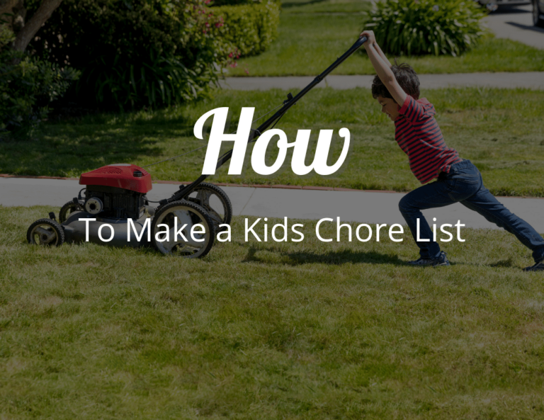 Learn How to Make a Kids Chore List with Free Printable Chore Charts