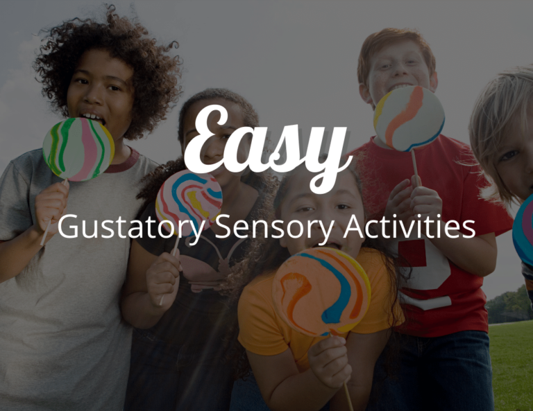 Easy Gustatory Sensory Activities: Taste Safe Sensory Play Ideas