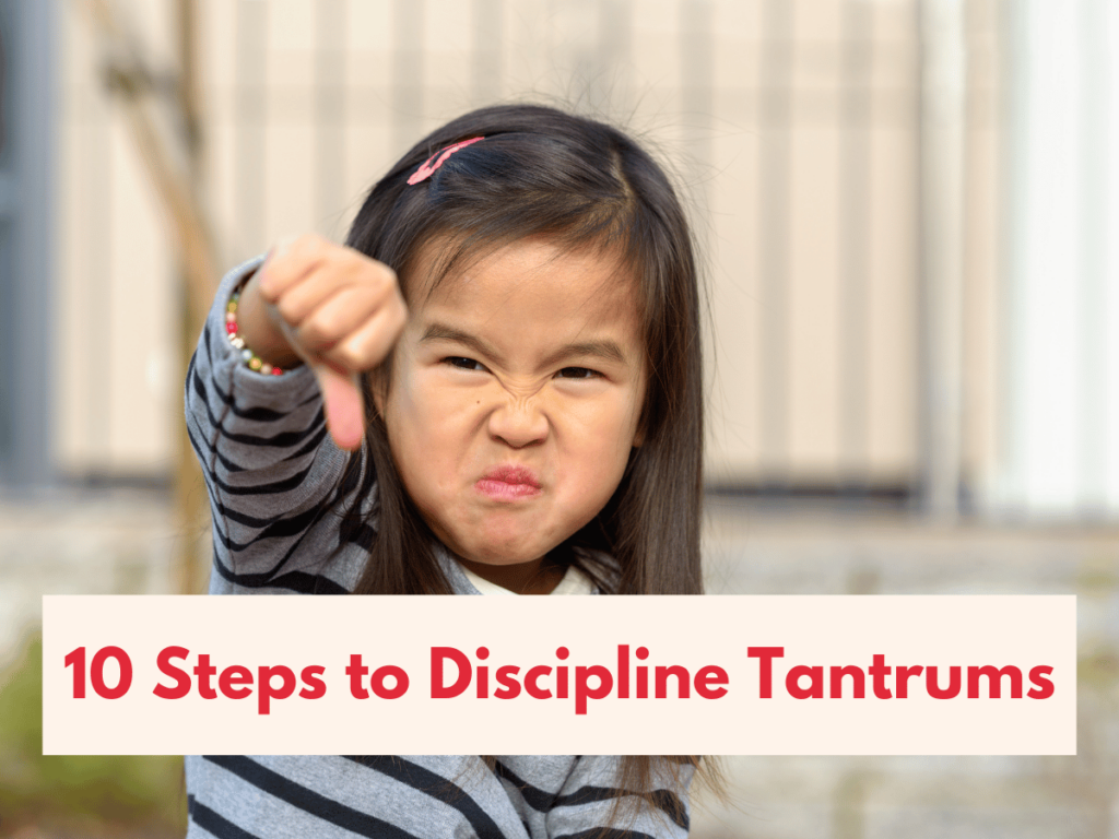 How to Discipline Temper Tantrums in Toddlers