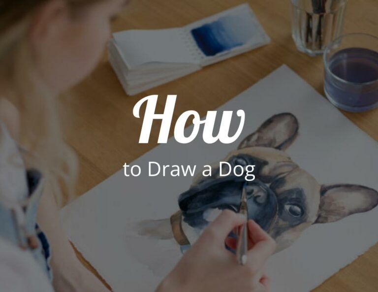How To Draw A Dog – Step By Step Drawing Tutorial (Cute Cartoon Dog)