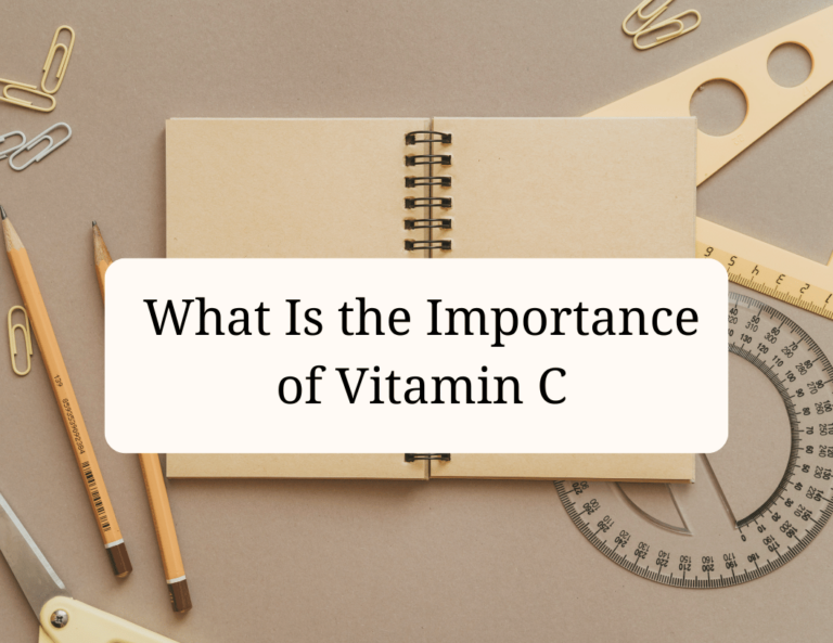 what is the importance of vitamin c