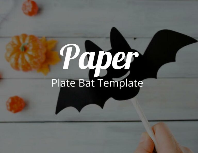 How to Make a Fun Paper Plate Bat Template – Spooky Monster Craft