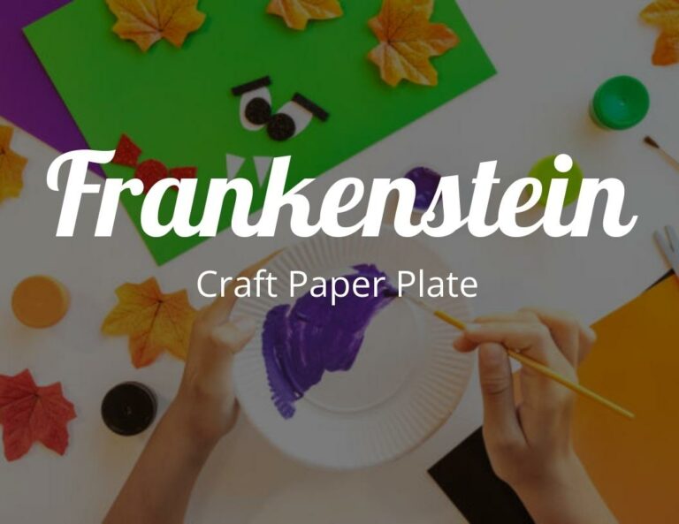 How to Make an Easy Frankenstein Craft Paper Plate – Creepy Monster Craft
