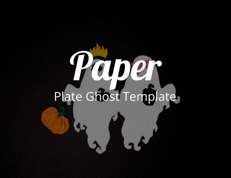 How to Make a Spooky Paper Plate Ghost Template – Monster Craft