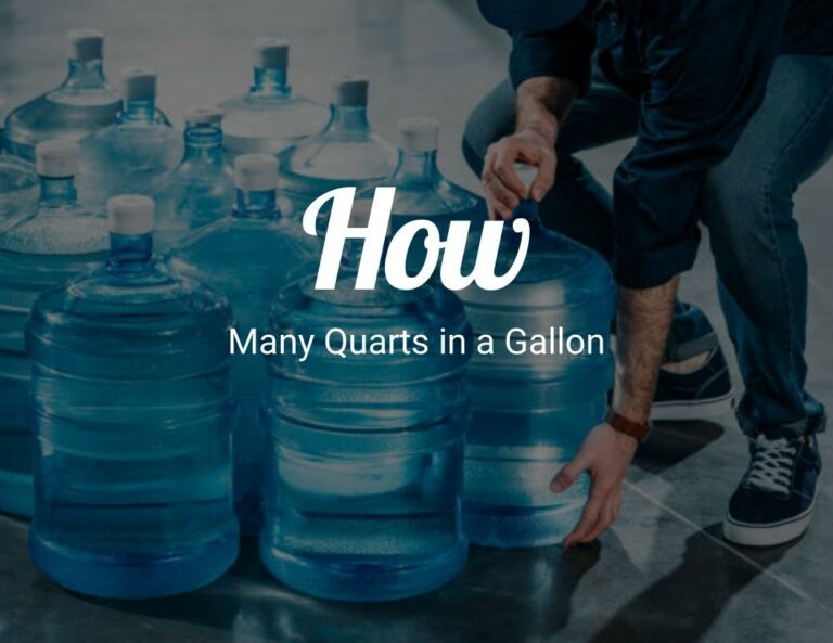 How Many Quarts in a Gallon?