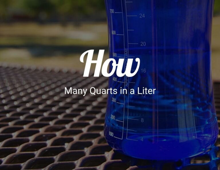 How Many Quarts in a Liter?