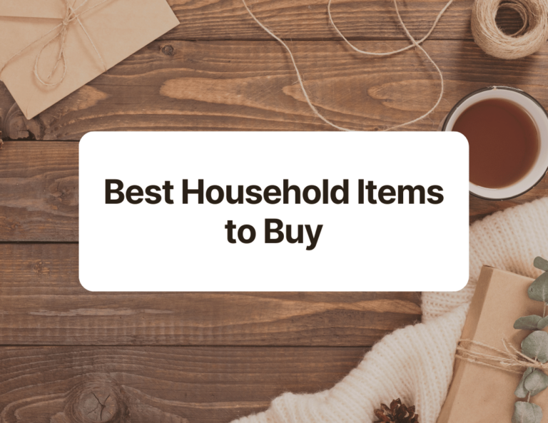 best household items to buy