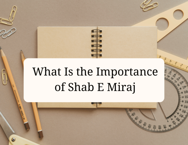 what is the importance of shab e miraj