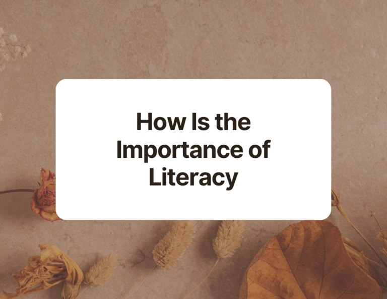 how is the importance of literacy