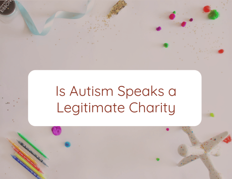 Is Autism Speaks a legitimate charity?