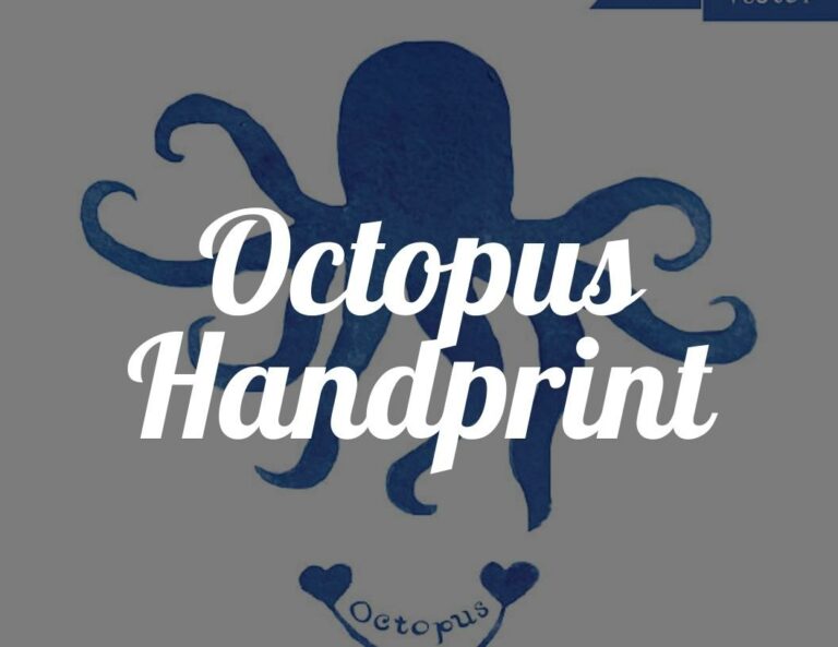 Fun Octopus Handprint Craft with Free Template!