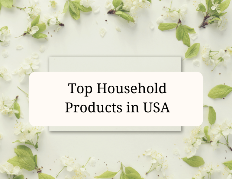 top household products in usa