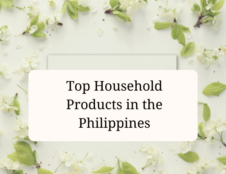 top household products in the philippines