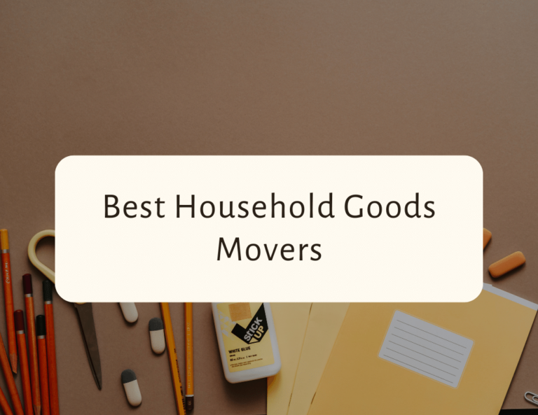 best household goods movers