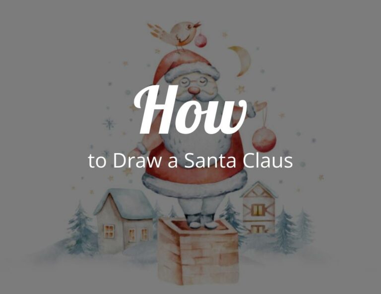 How to draw a Santa Claus?
