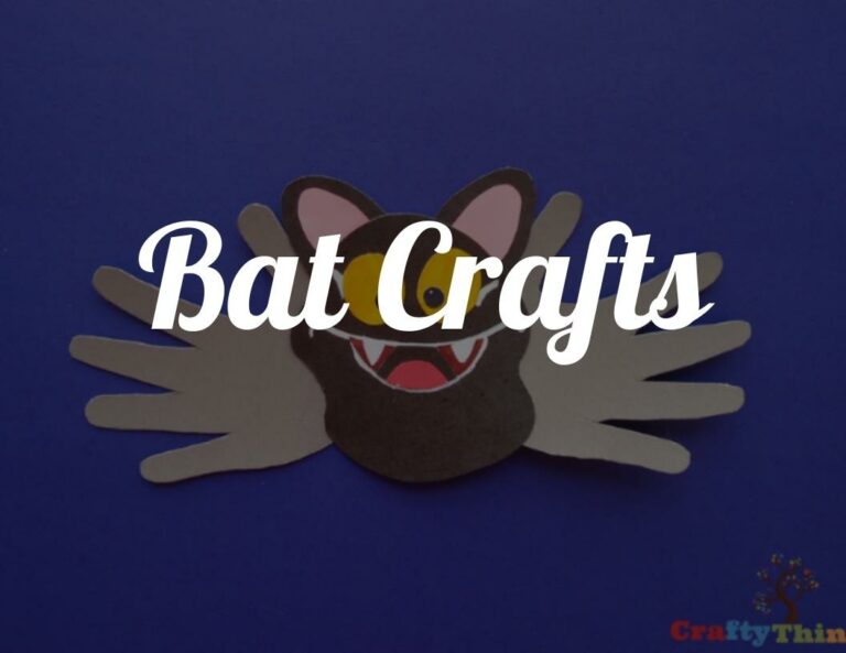 Easy Bat Handprint Craft with Free Template!