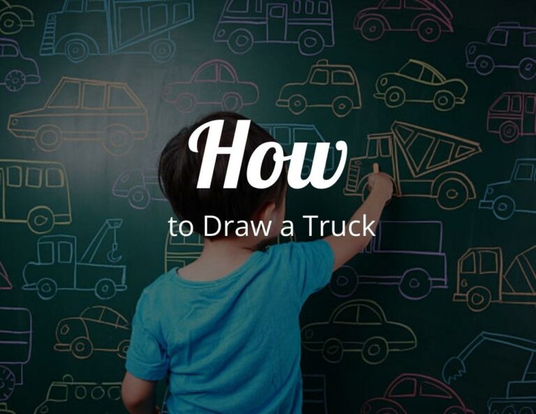 How to draw a truck?