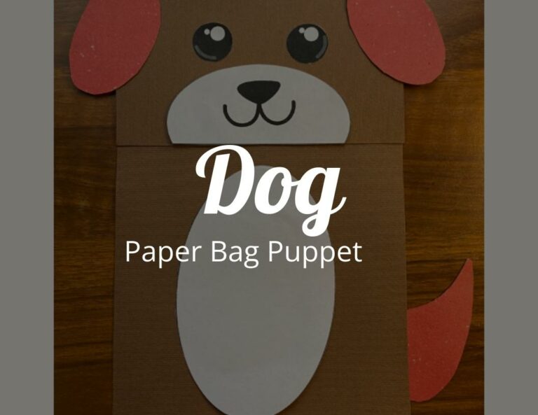 How to Create a Dog Paper Bag Puppet with Free Dog Template