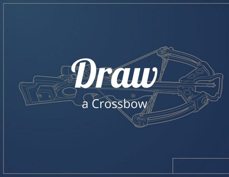 Draw a Crossbow for Beginners Step by Step with Free Crossbow Printable