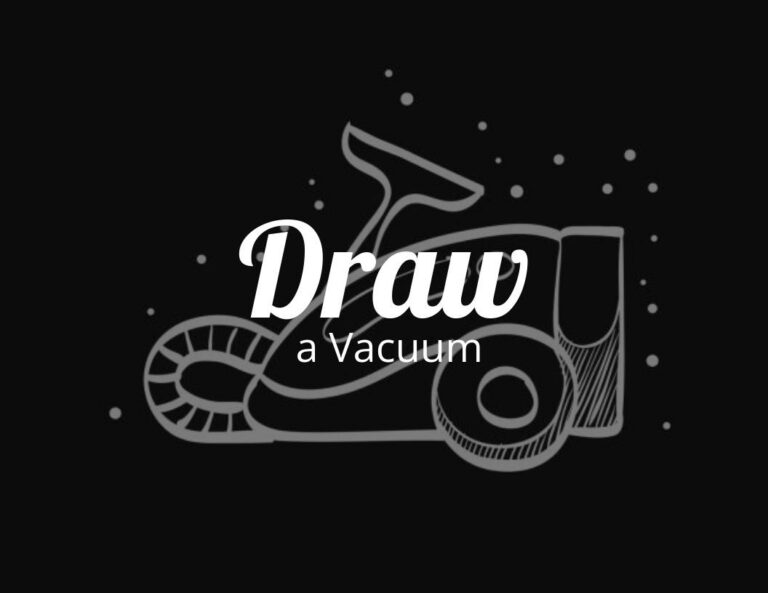 Draw a Vacuum Step by Step with Free Vacuum Template