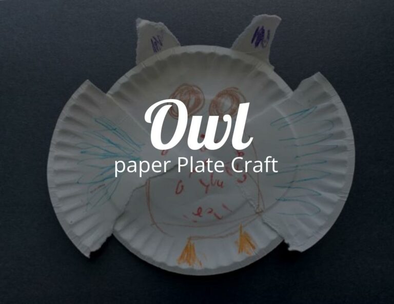How to Create an Owl Paper Plate Craft with Free Owl Template