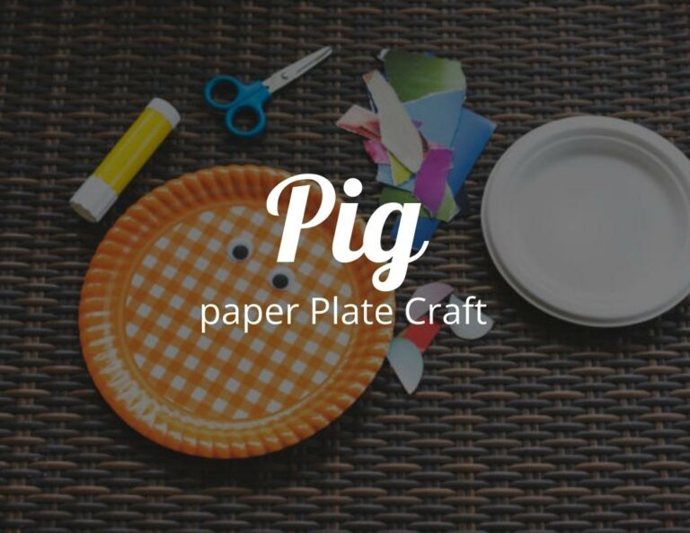 How to Create a Pig Paper Plate Craft with Free Pig Template