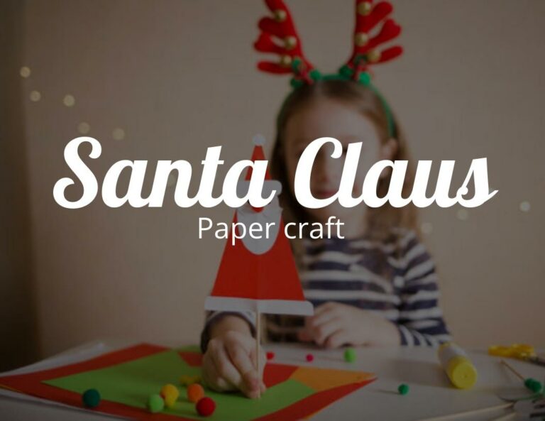 Easy Christmas Crafts: Santa Claus Craft