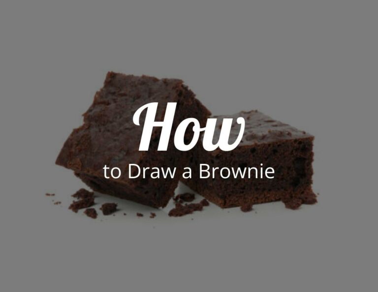 How to Draw a Brownie with Free Brownie Printable