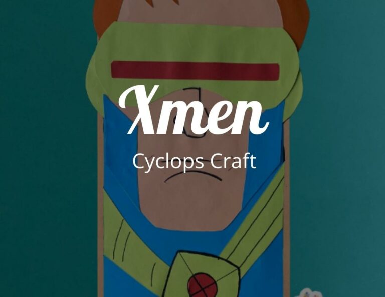 Cool Superhero Activity – Xmen Cyclops Craft