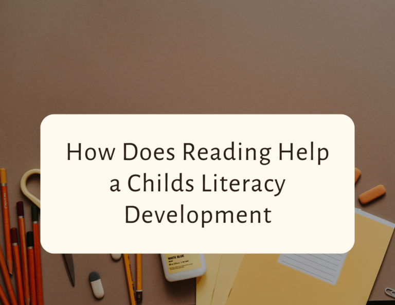 How does reading help a child’s literacy development?
