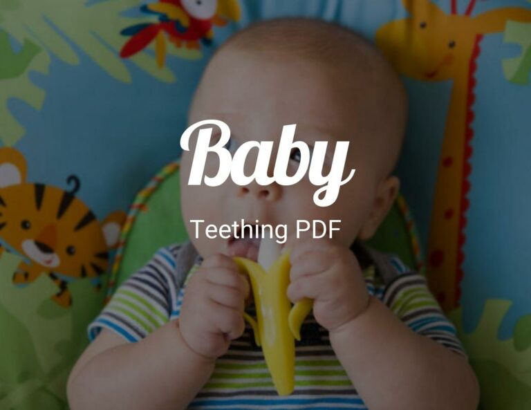 A Mothers Guide to Baby Teething Pdf