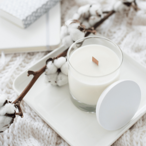 DIY Winter-Themed Scented Candles