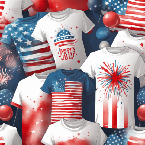 How to Make Fourth of July T-Shirts