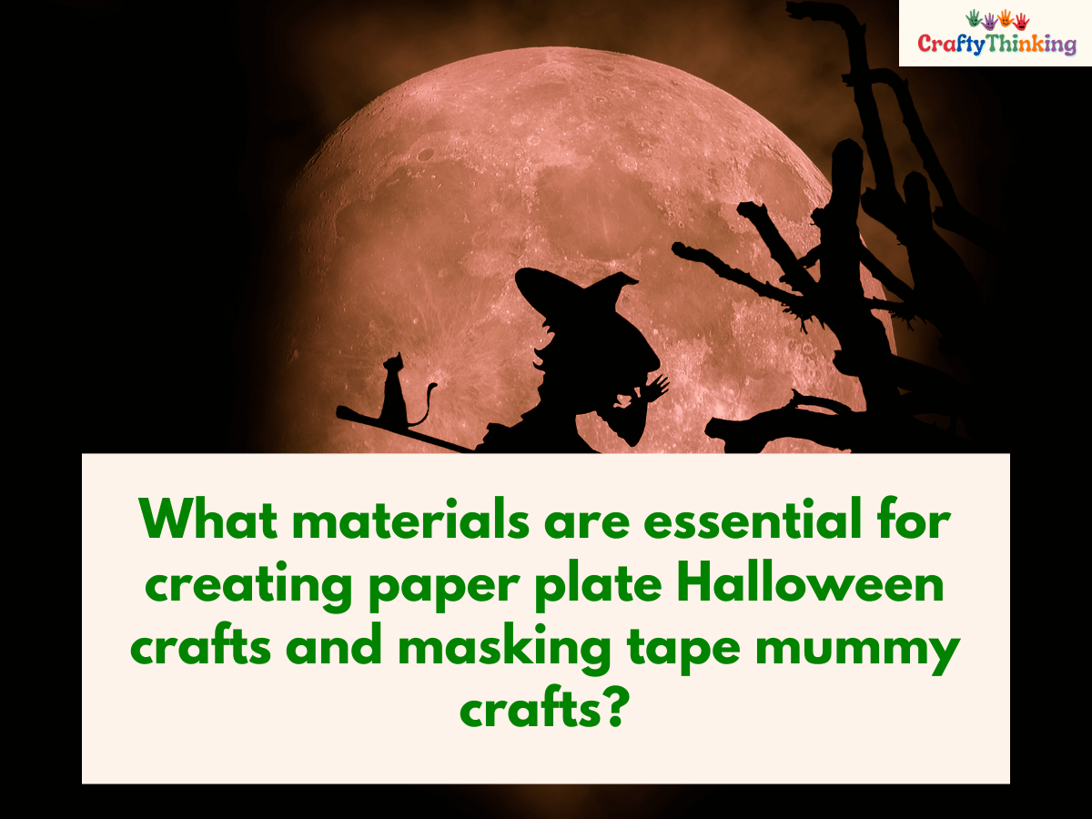 Halloween Arts and Crafts for Toddlers