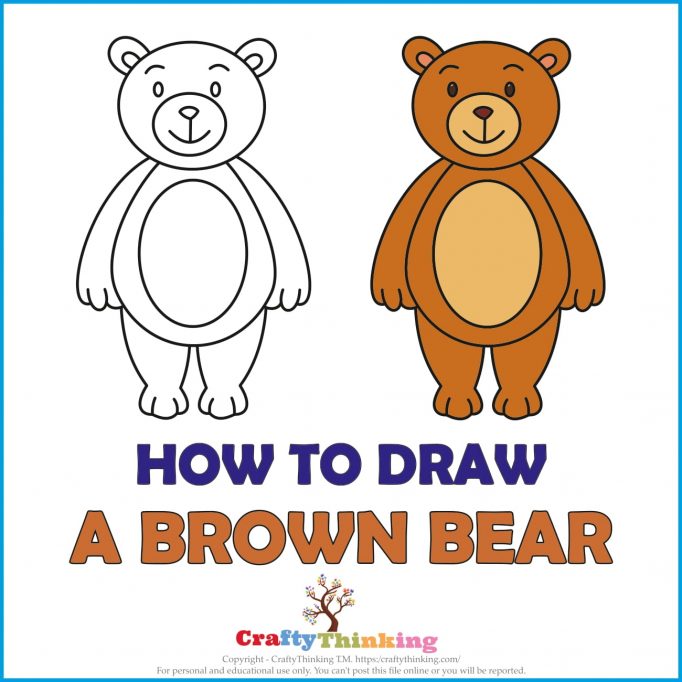 DRAW A BROWN BEAR