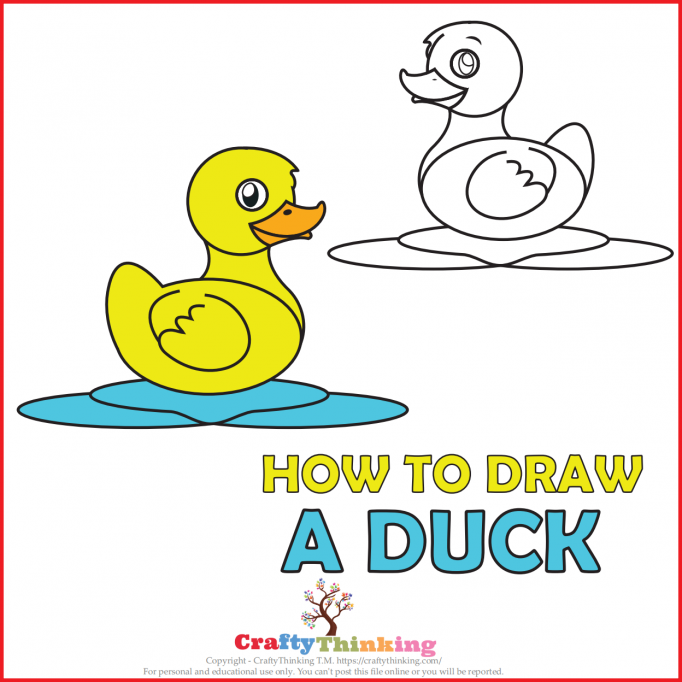 How to draw a duck